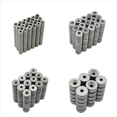 Hög temperaturbeständig rund SmCo-magnet med hål